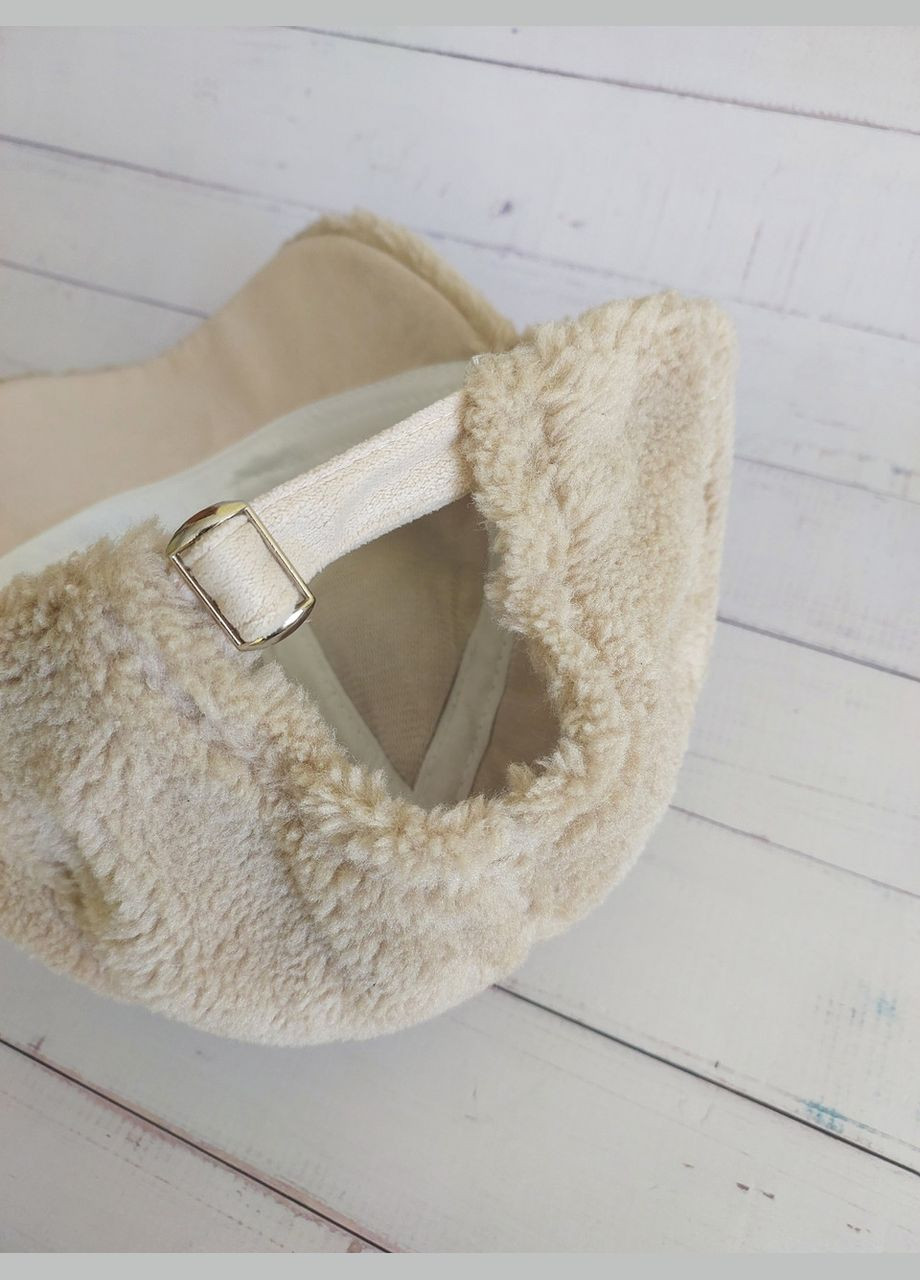 Мягкая меховая бейсболка кепка 56-59р (13-291) No Brand (315348960)