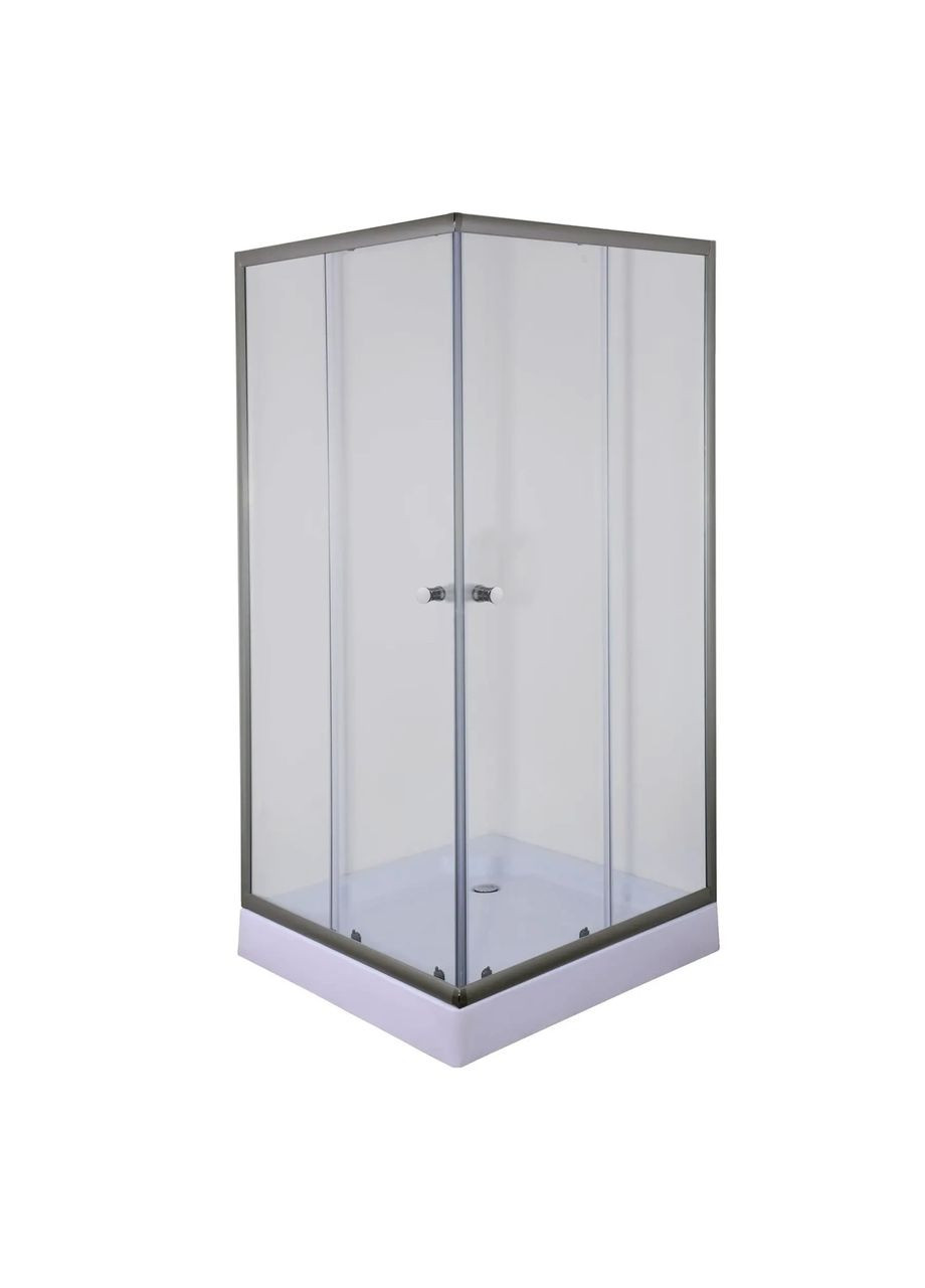 Душевая кабина без поддона CUBIC SC01-90x90x185-TR GRAPHITE прозрачное стекло 4мм (MI6907) Mixxus (321184056)