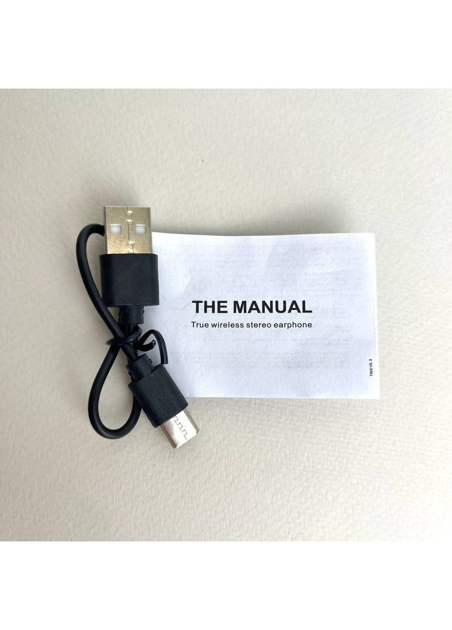 Бездротові навушники M28 Чорні Bluetooth 5.3 вакуумні гарнітура для музики та дзвінків TWS Другое (372460494)