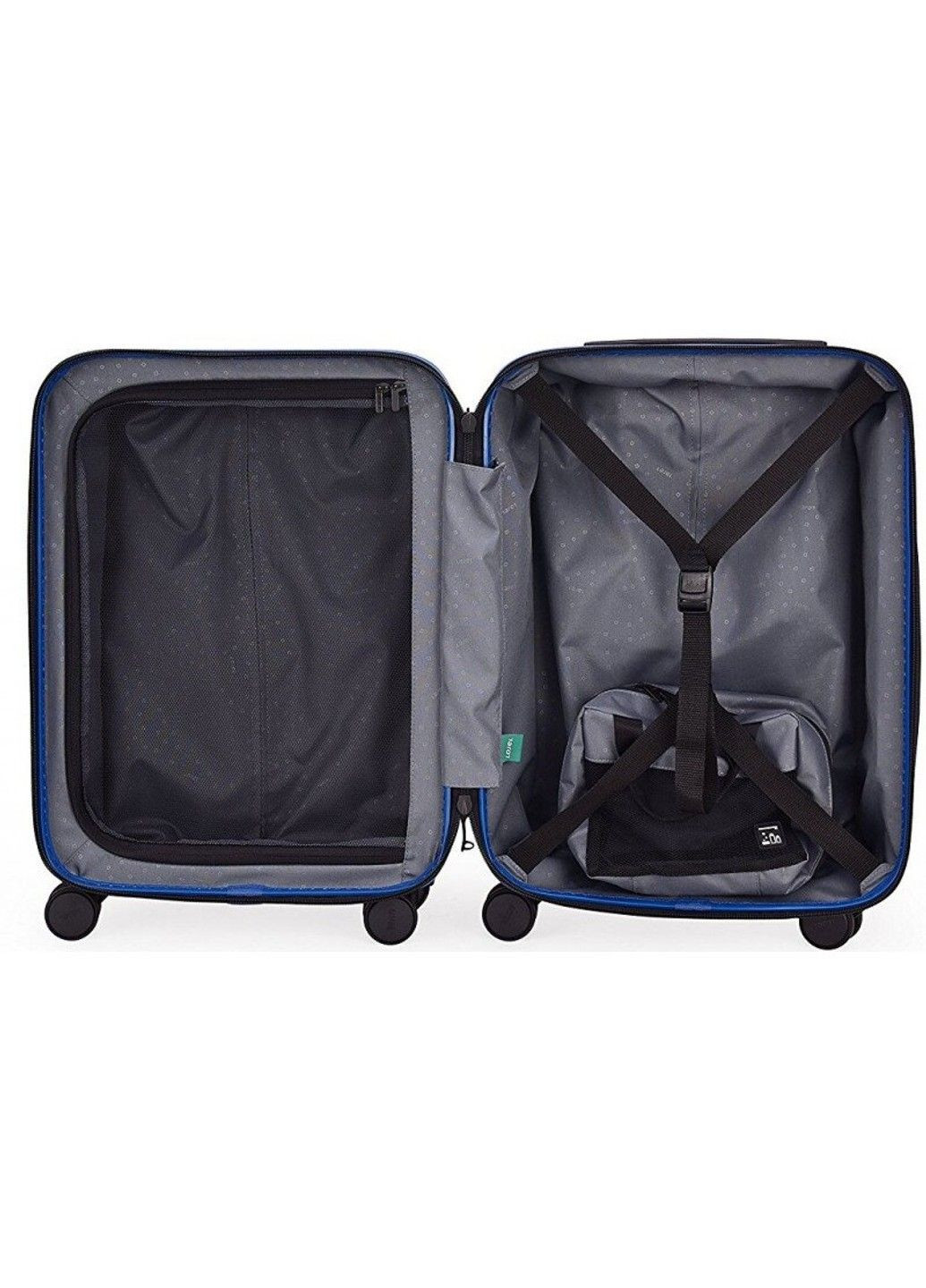 Чемодан Strio на 4 колесах синий S 39х55х24 см lj-cf1638s_blu Lojel (341317113)