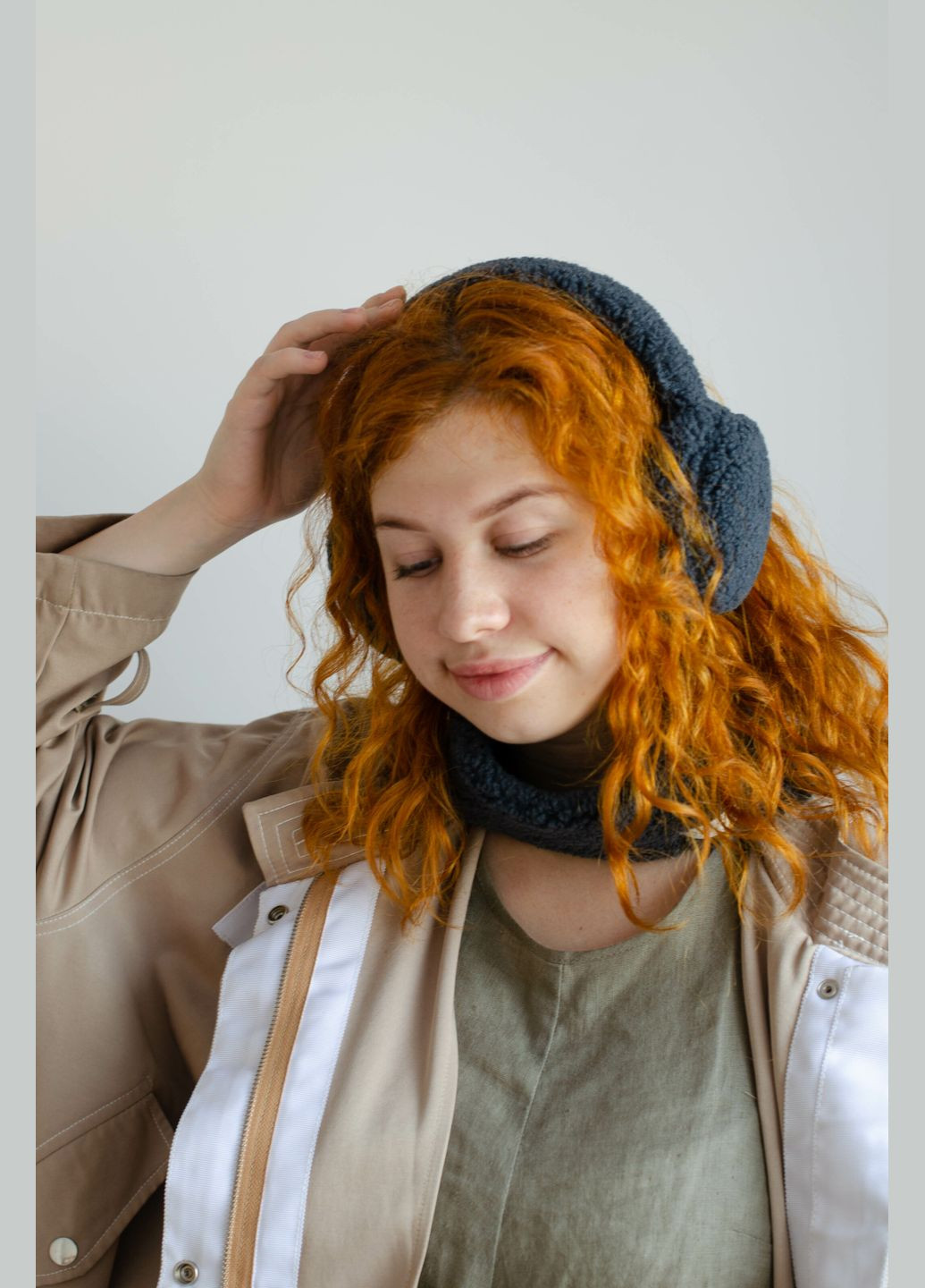 Наушники складные МАМИНЫ ОБЪЯТИЯ, ОДНОТОН (Антрацит) Kent&aver 14833 (311277446)