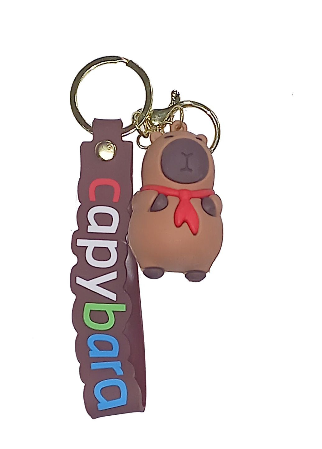 Брелок C 68188 CAPYBARA, Ціна за 1шт (6900067681881) Червоний No Brand (322265682)