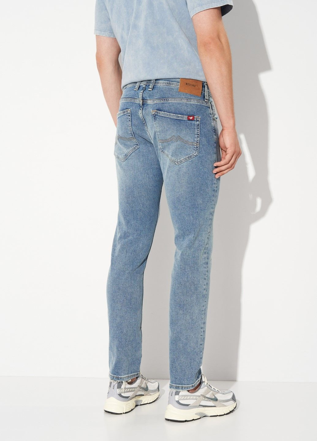 Темно-синие демисезонные джинсы мужские () темно-синий (1015865) Oregon Slim Mustang