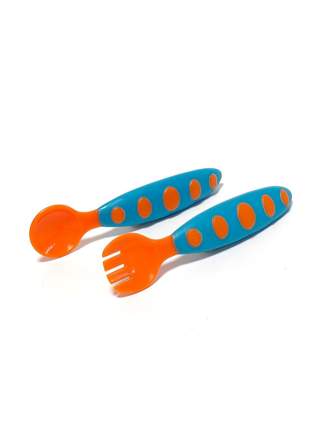 Набір столових приладів для дітей з двох предметів,, 14см, синій. Bimbo (316318872)