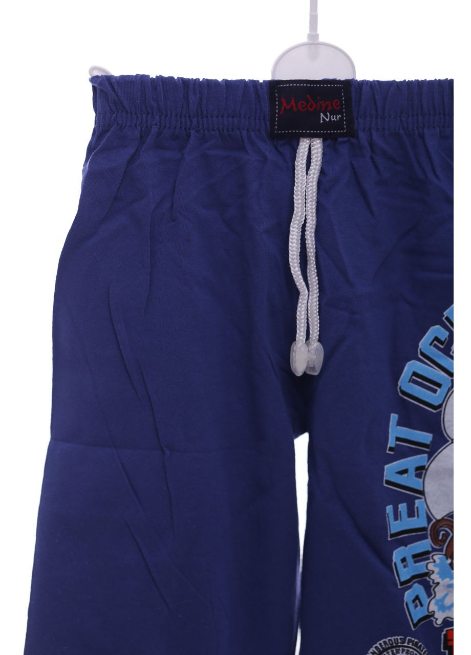 Бриджи для мальчика трикотажные с пиратом синий 98 см (38552) BABYKROHA (297198165)