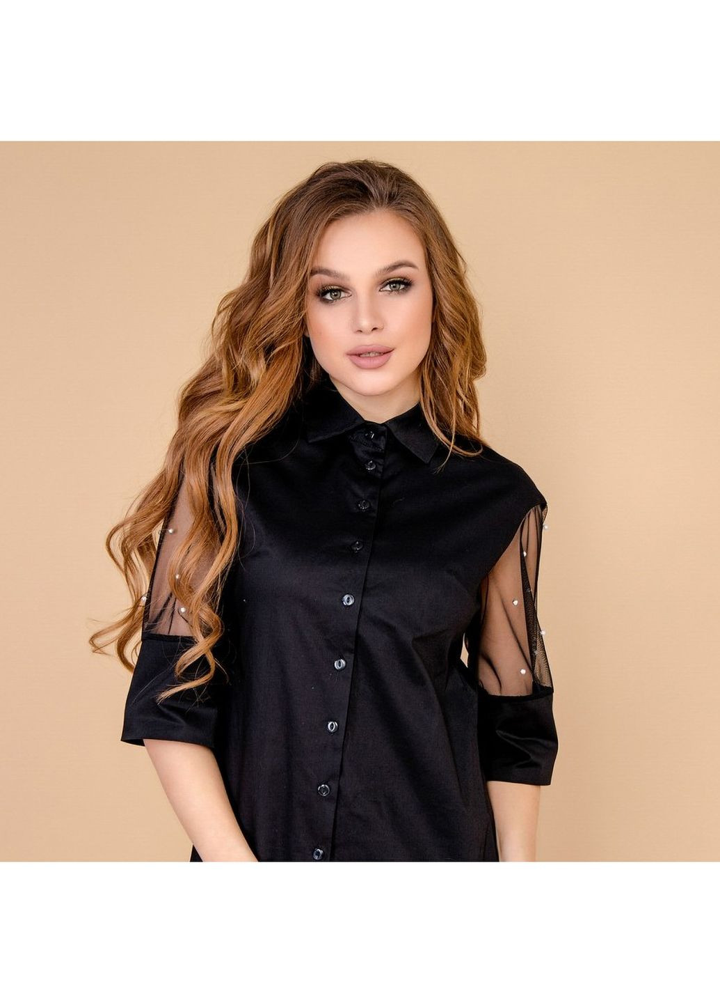 Чёрная блуза Liton