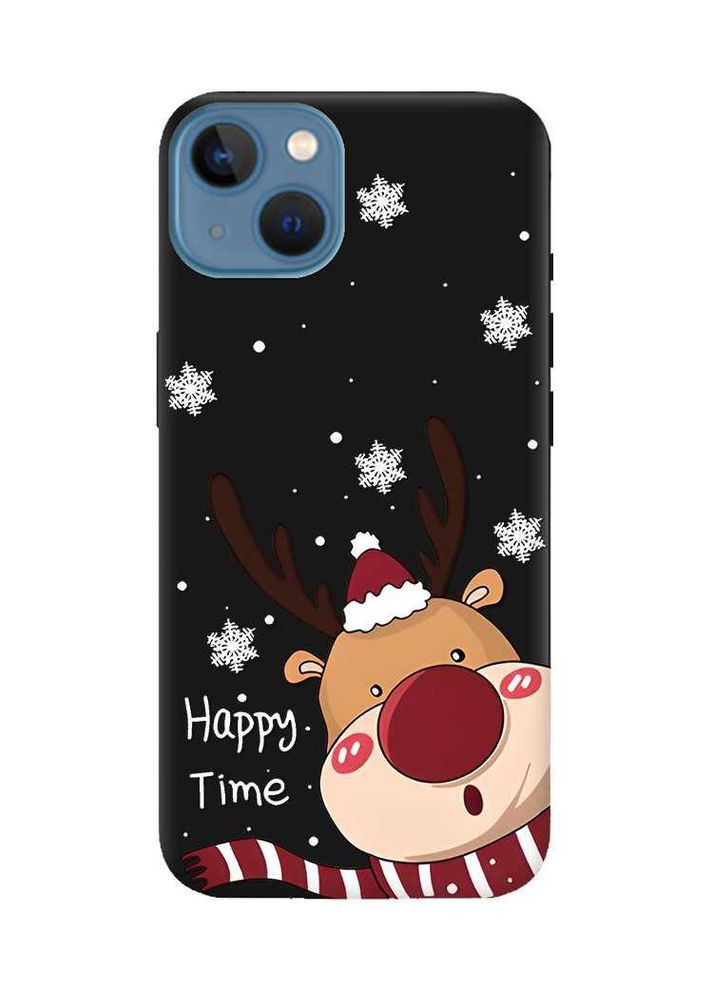 Матовый чехол на iPhone 13 Зимний оленёнок (принт 155) Creative (362970270)