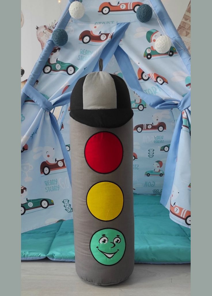 Вигвам Веселая гонка + корзина для игрушек. Полный комплект! No Brand (316257097)