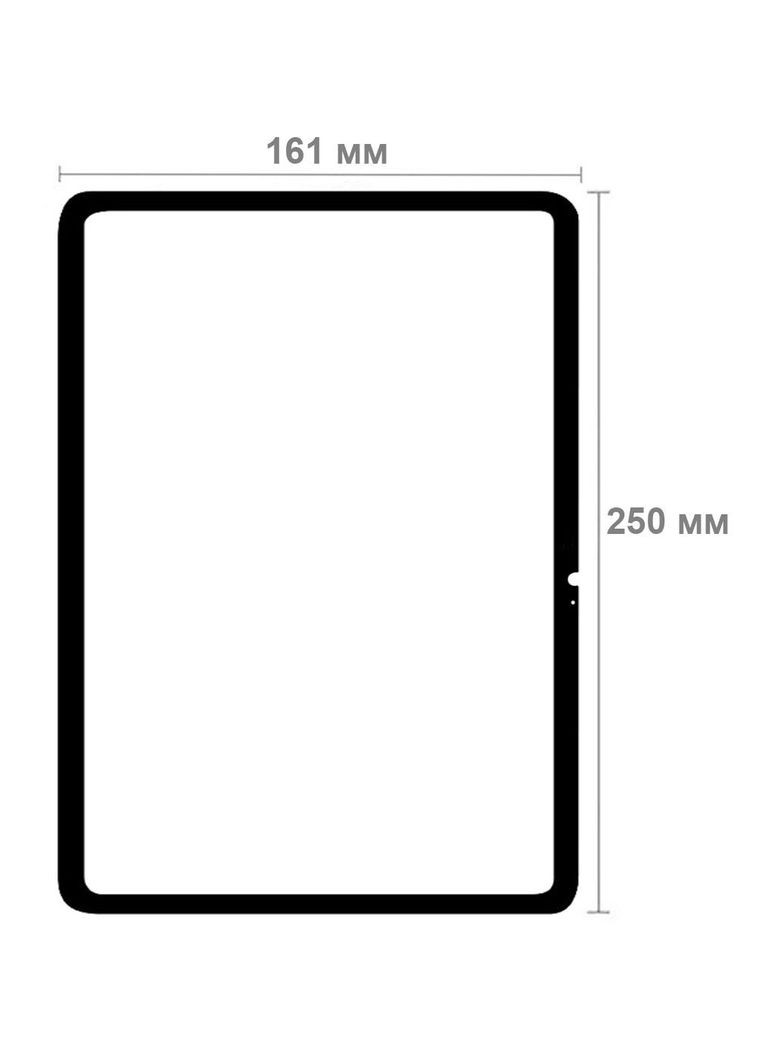 Защитное стекло 10D для планшета Xiaomi Redmi Pad SE 11" Black BeCover (280931872)