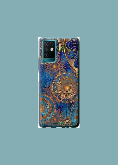 Чехол на Infinix Note 10 Золотой узор "678u-2763-2448" Endorphone (348081000)