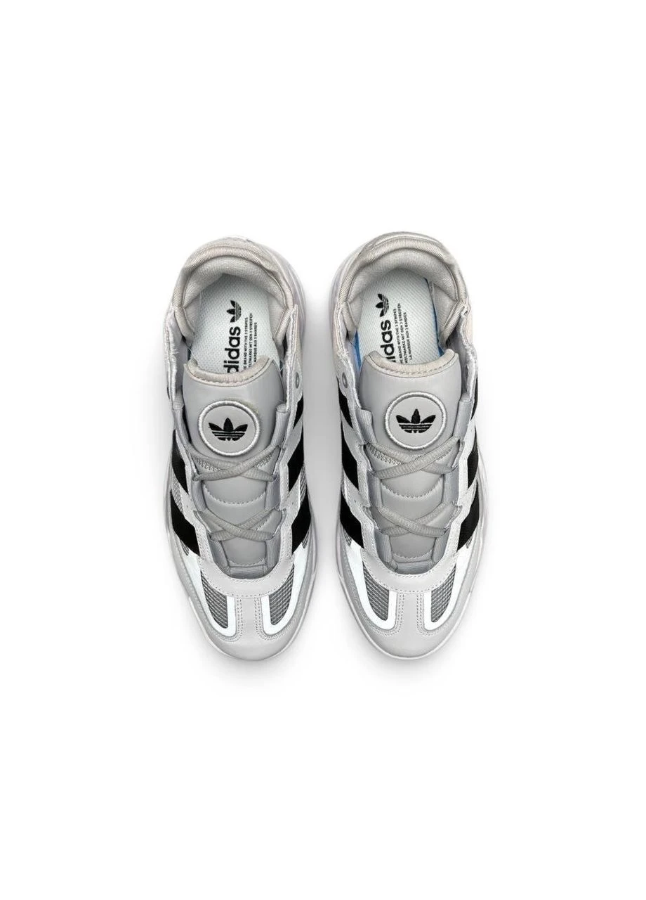 Білі кросівки чоловічі adidas niteball prm white gray black адідас найтбол білі демісезон No Brand