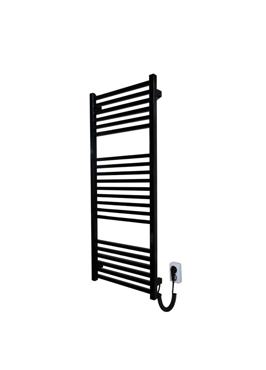 Рушникосушарка електрична з контроллером Чорний глянець 1190*490 Carino LORENZO (367604610)