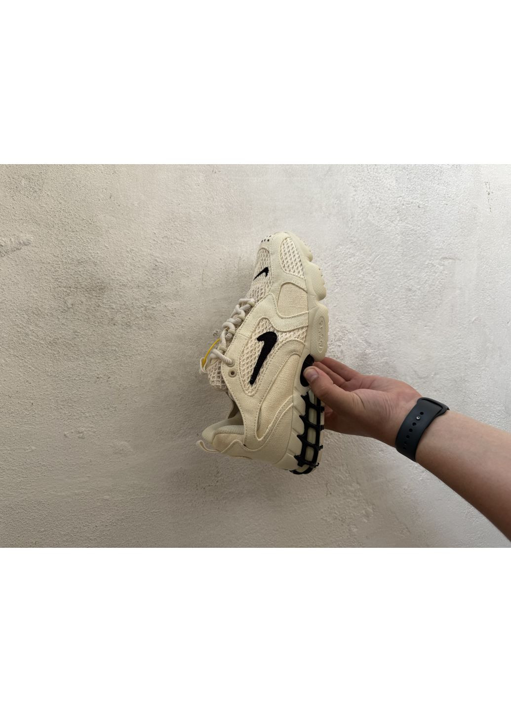 Комбіновані Осінні кросівки чоловічі nike air zoom x stussy spiridon cage 2 fossil найк аір зум No Brand