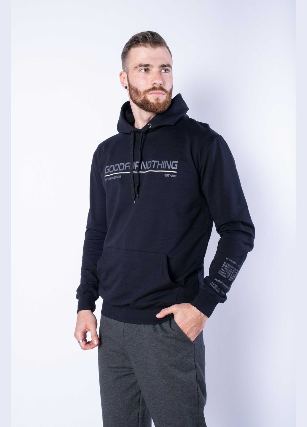 Худи (Темно-синий) Time of Style (329153903)