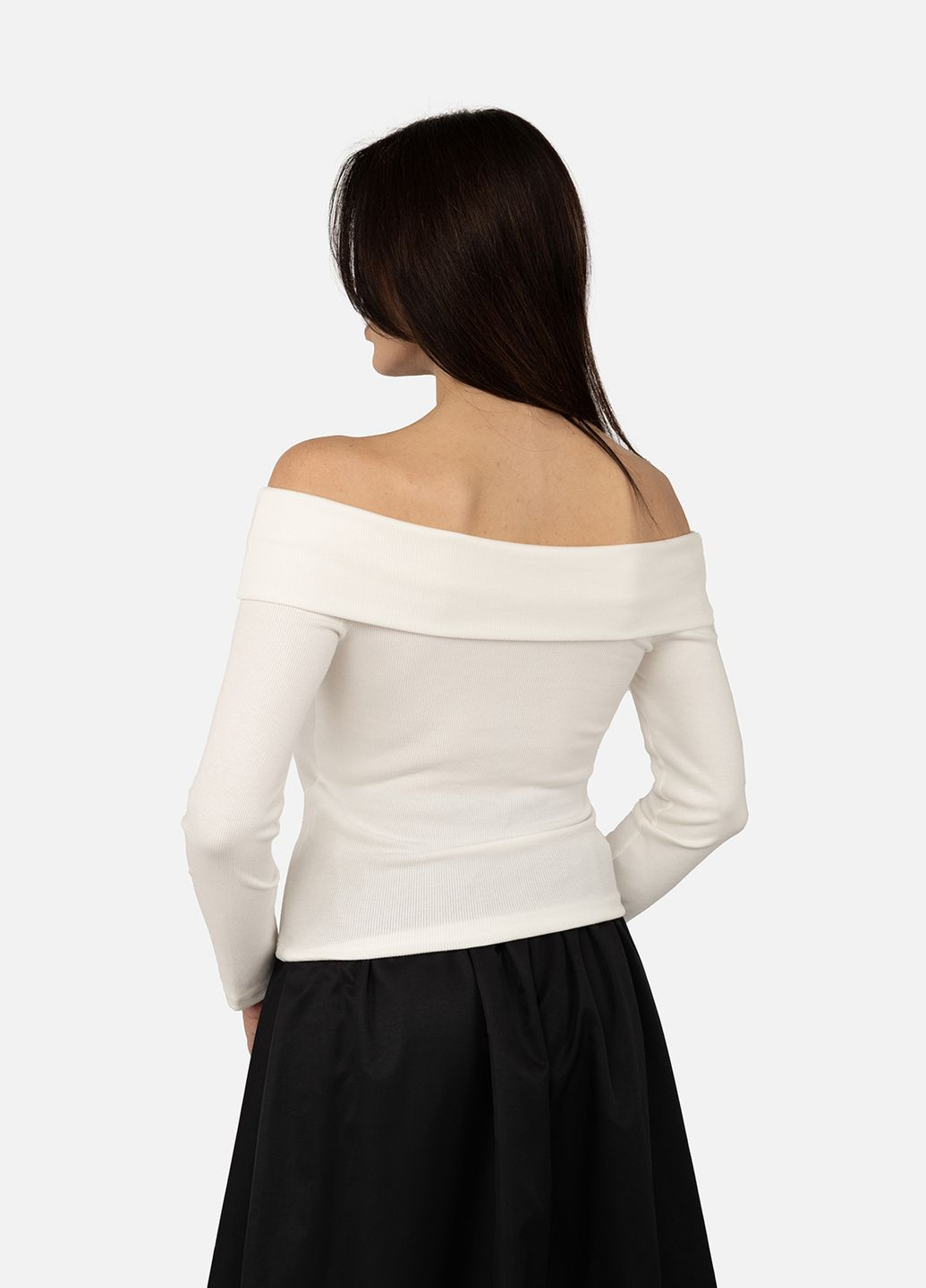 Футболка с длинным рукавом женска цвет белый ЦБ-00270510 Busem - (317323130)