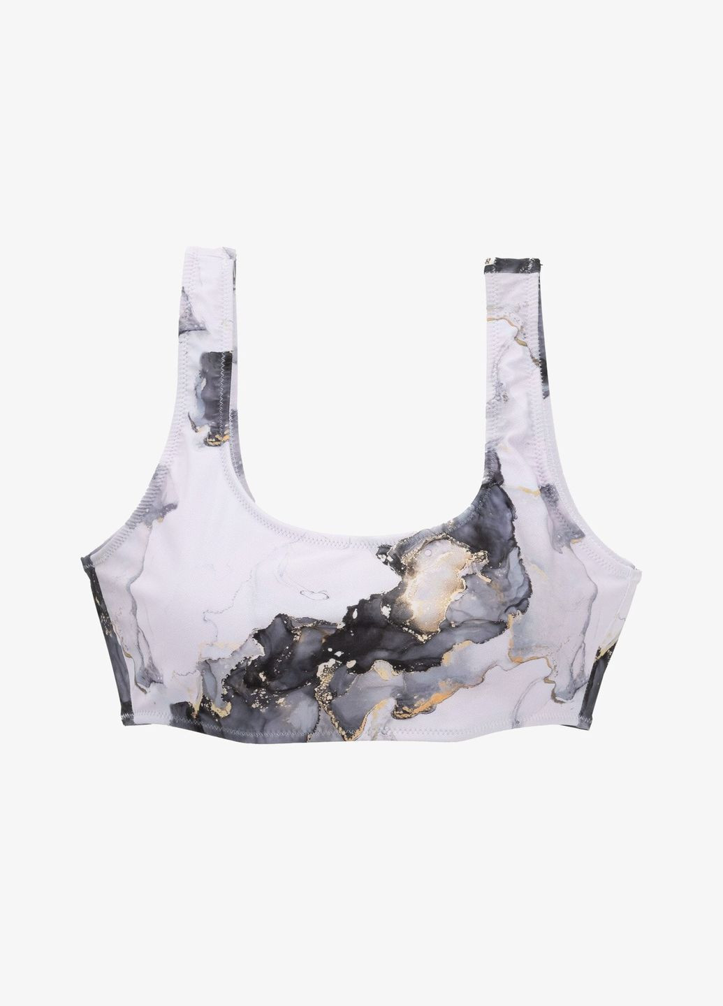 Серый демисезонный купальник верх с узором 8462-k серый shop (2000990926326) On me