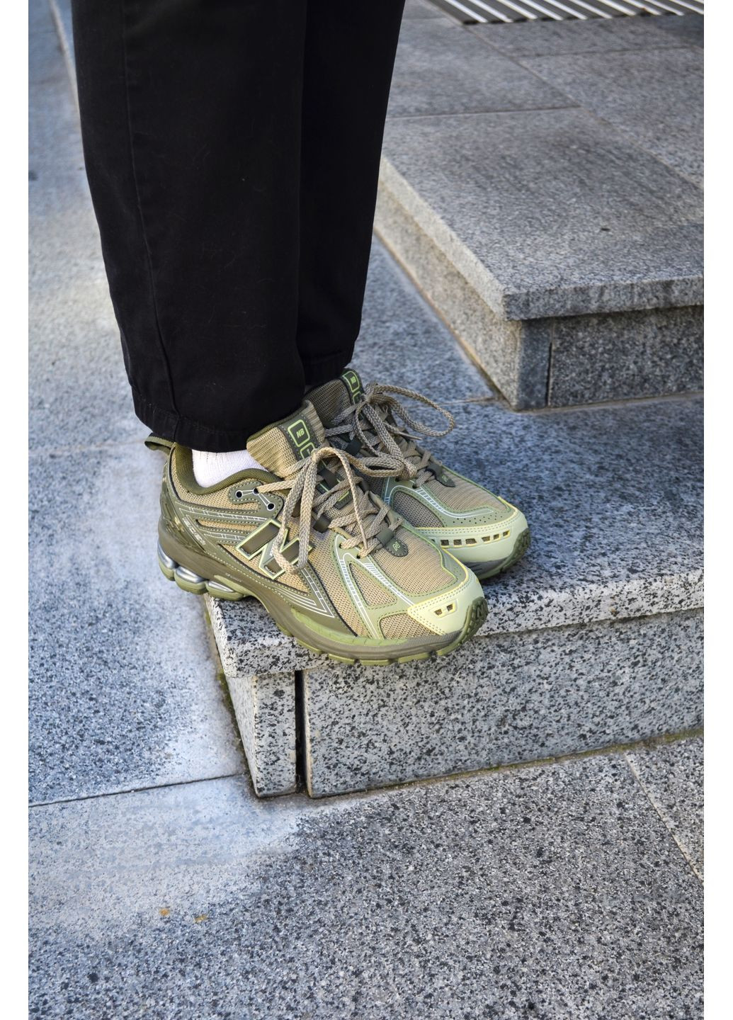 КРОССОВКИ ЖЕНСКИЕ NEW BALANCE 1906R OLIVE НЬЮ БЕЛАНС 1906R No Brand комбинированные демисезоны (367168078)