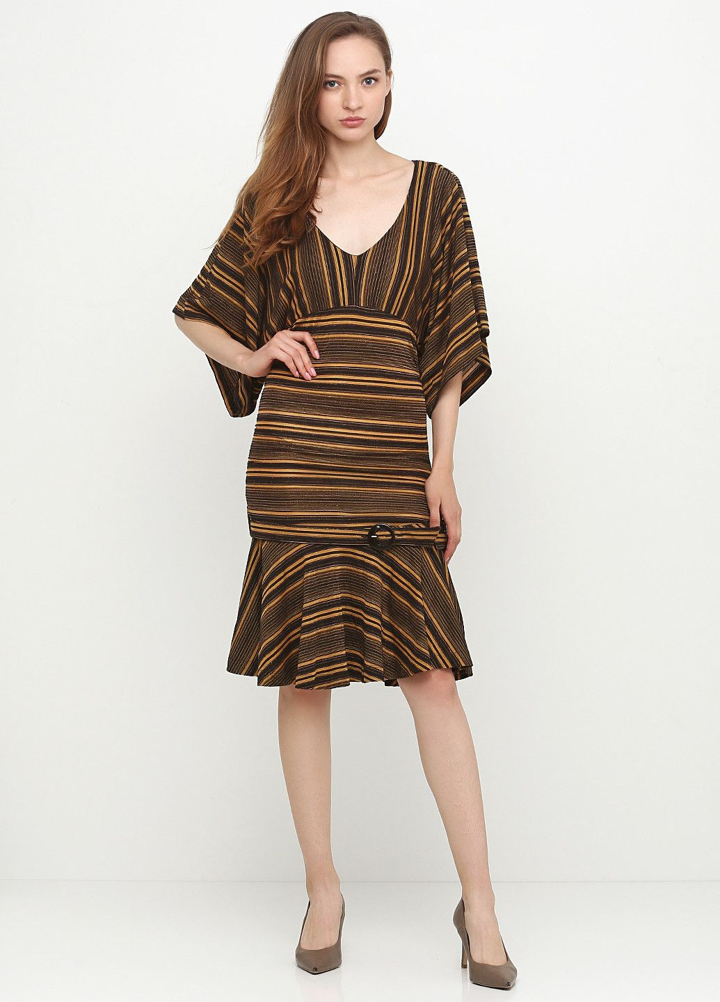 Золотой повседневный платье серый Miss Sixty