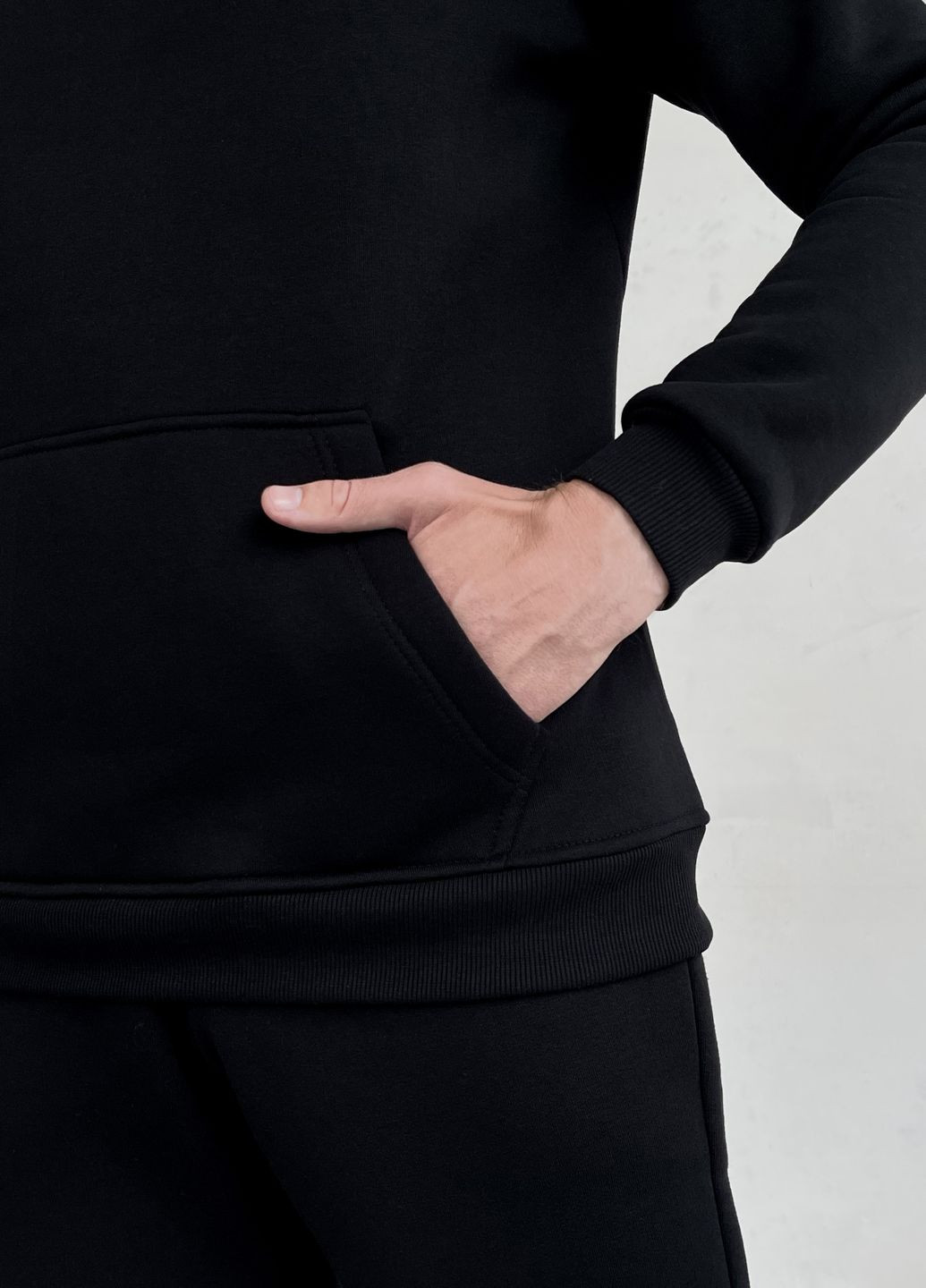 Тепле зимове чоловіче худі на флісі Merlini Анмас (304024259)