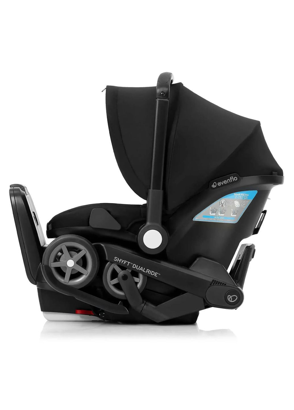 Автокрісло Shyft SensoreSafe DualRide Beaufort Black () Evenflo 032884203376 (328393550)