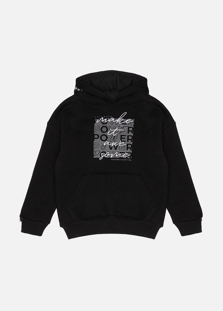 Худи для мальчика цвет черный CB-00228522 Bahamax (316136384)