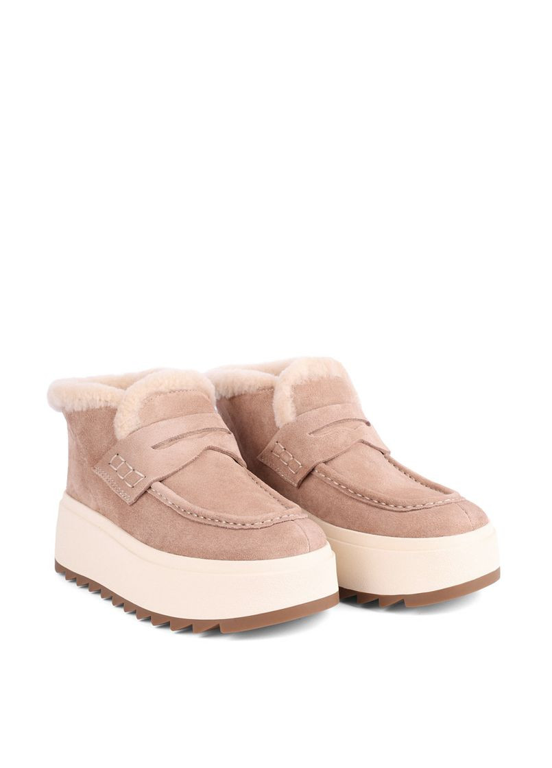 Жіночі Черевики 25D18-1 Бежевий Велюр Attizzare (368754177)