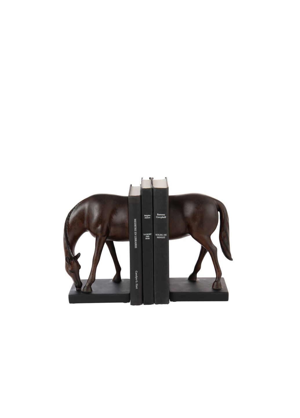 Держатели для книг в форме лошади коричневого цвета (55408) J-Line (352724086)