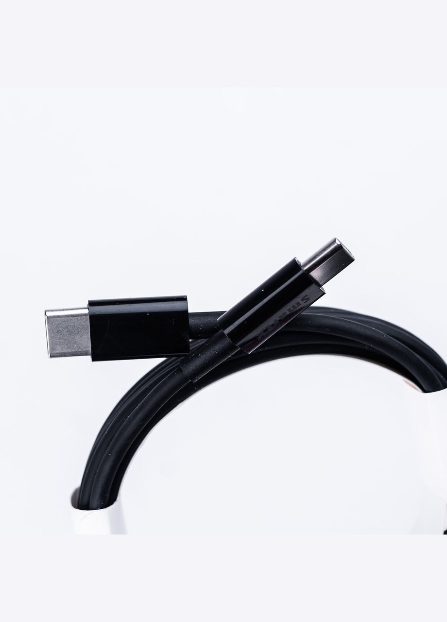 Кабель для зарядження USB-С шнур 2м чорний UR522 Smartx (306849567)