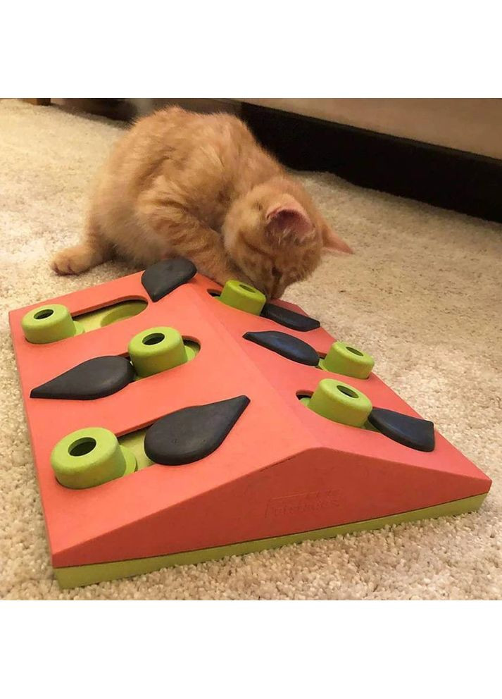 Интерактивная игрушка Puzzle&Play Melon Madness, для кошек 26.6 x 7 x 26.5 см Nina Ottosson (363452777)
