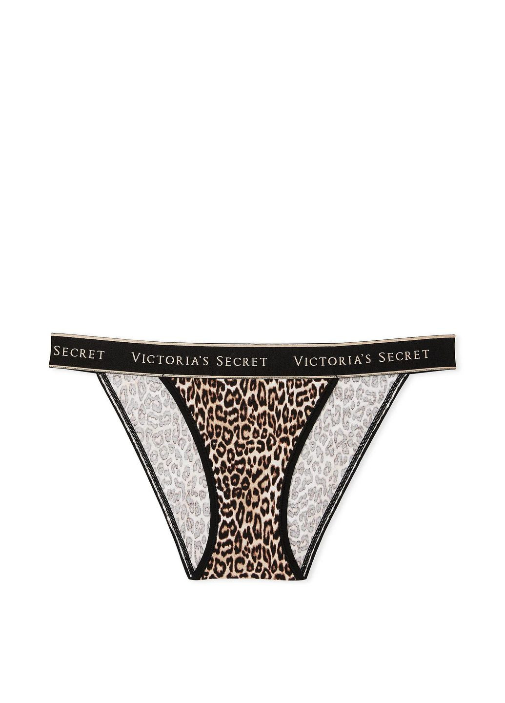 Хлопковые трусики Victoria's Secret Logo Cotton Tanga Panty (301662208)