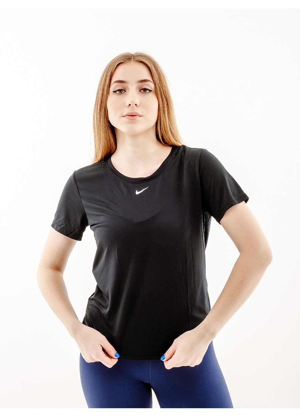 Женская Футболка ONE TOP Черный Nike - (282617213)