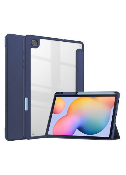Чохол до планшета Soft Edge Stylus Mount Samsung Tab S6 Lite (2024) 10.4" P620/P625/P627 Deep Blue (710837) BeCover Soft Edge Stylus Mount Samsung Tab S6 Lite (2024) (369719851)