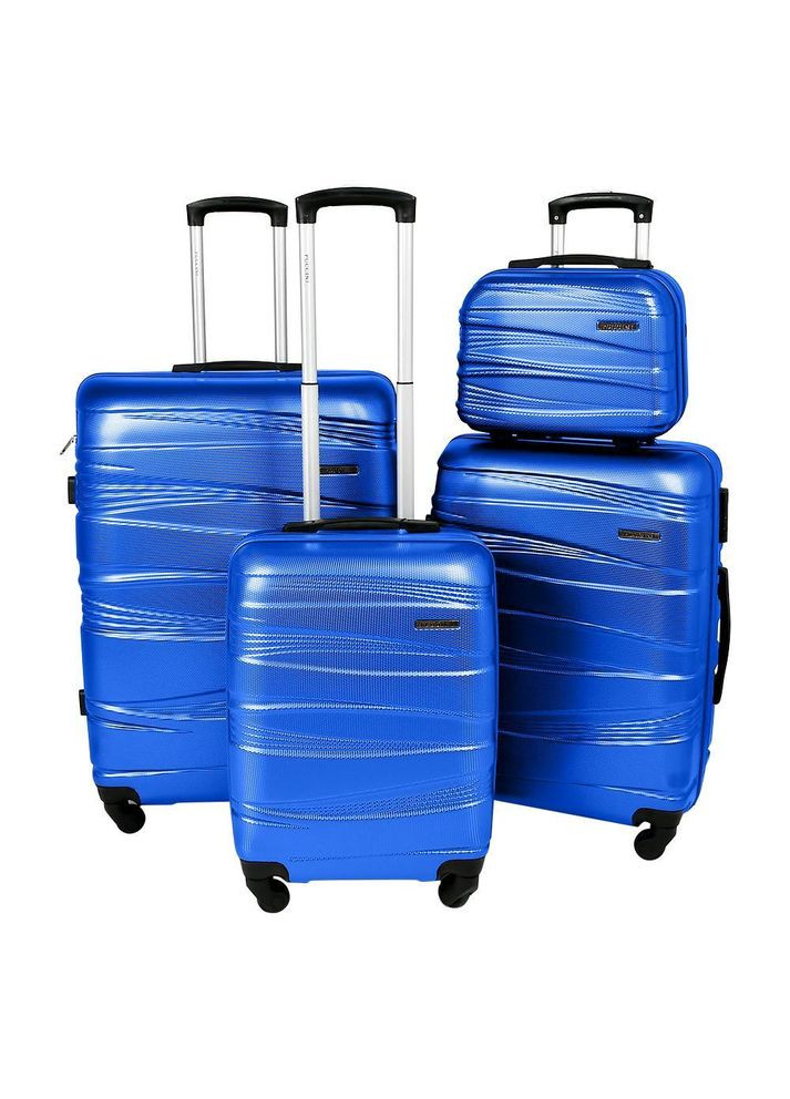 Набор чемоданов пластиковых 12/20/24/28" 4 шт. R33468-B Stenson (317977336)