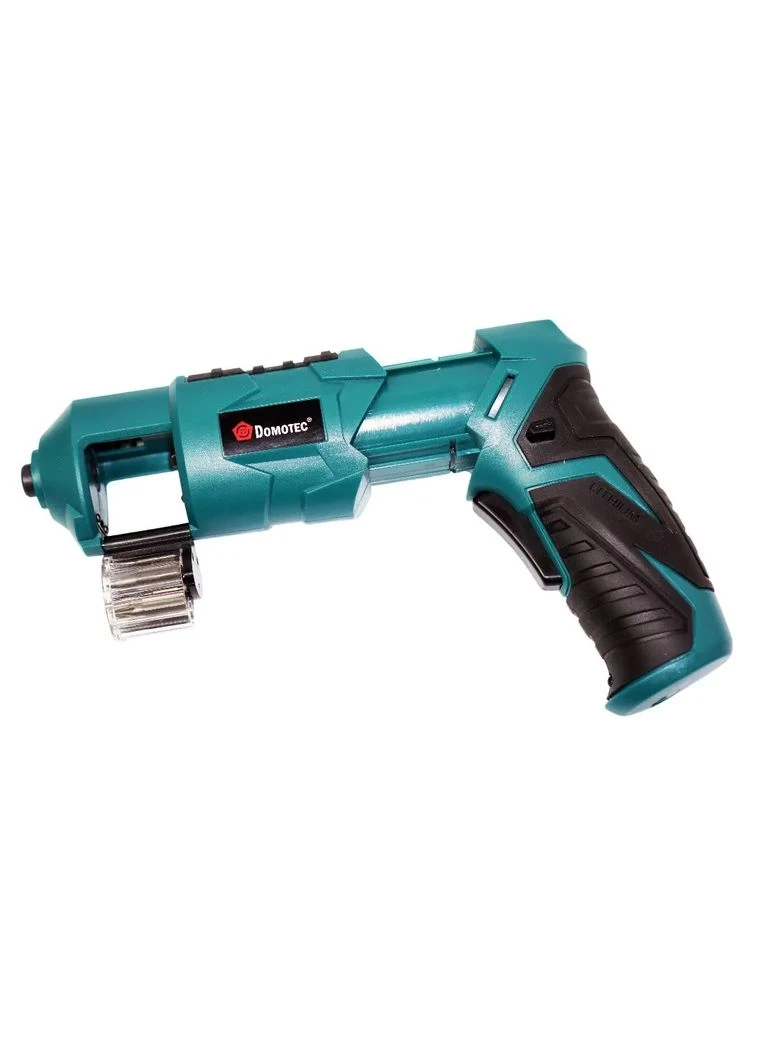 Акумуляторна викрутка 10382 3.6V з 6 бітами та патроном HEX 1/4 Blue (3_07875) Domotec (395882218)