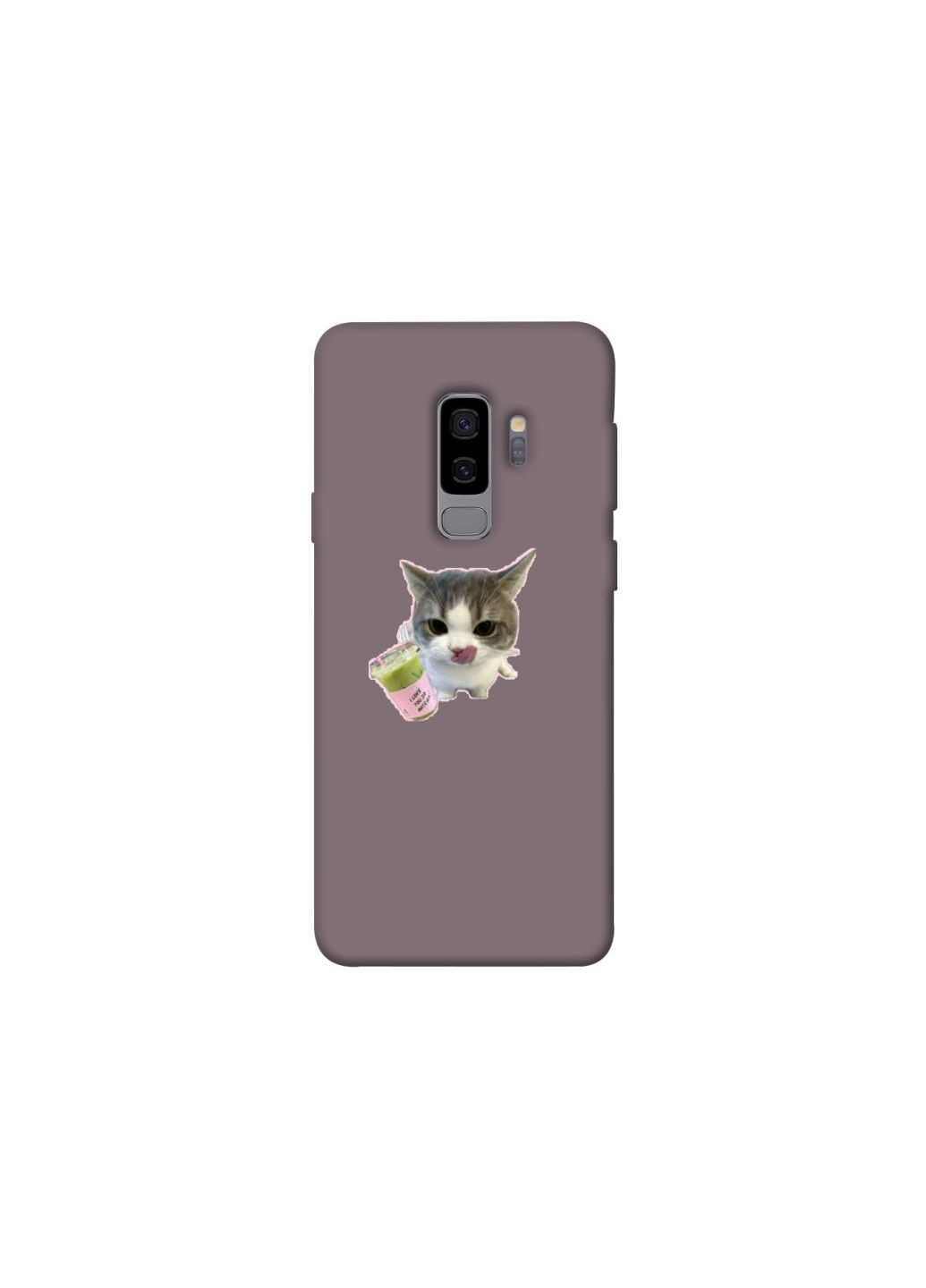 Чехол на Samsung Galaxy S9+ cat matcha Frontalka (356080251)