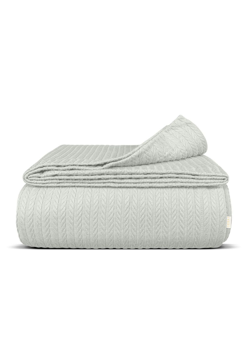 Плед покрывало косичка 160х230 Pistachio Knitted Braid (4822052245194) Cosas (392832373)