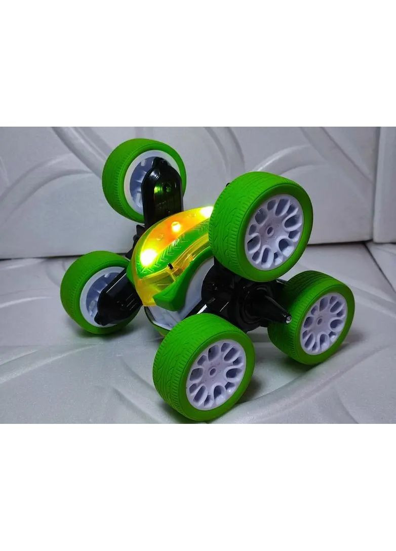 Машинка-оборотень на радиоуправлении Stunt car exciter Зеленая Digital (363832843)