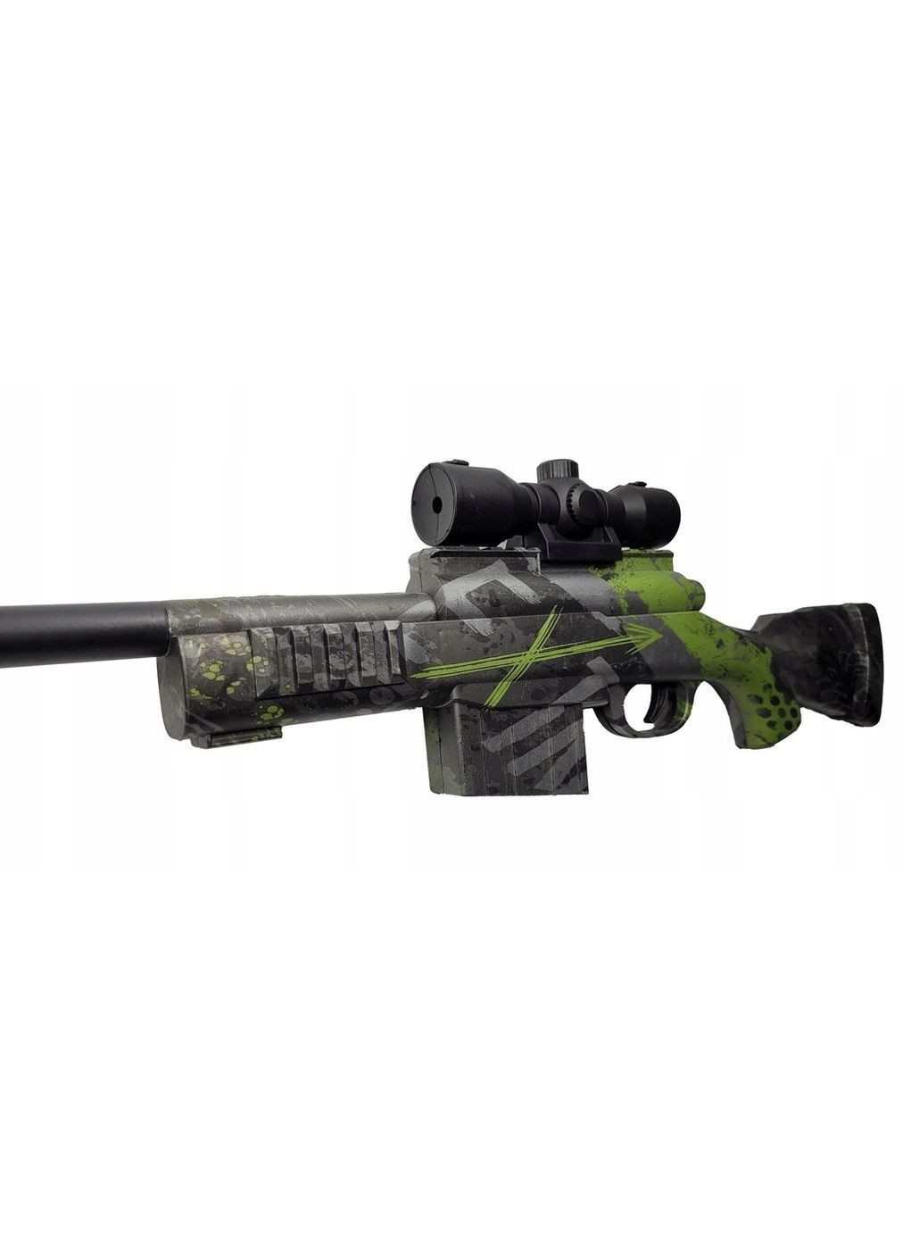 Игрушечный карабин M24 на гелевые шарики, 86 см, серый с зеленым, Cabo-Toys China (354827631)