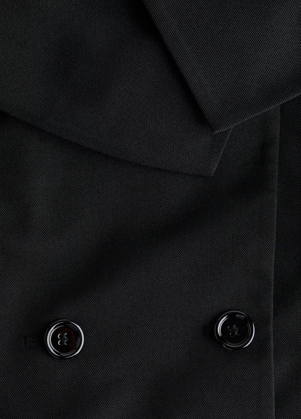 Черный женский жакет H&M однотонный - всесезон