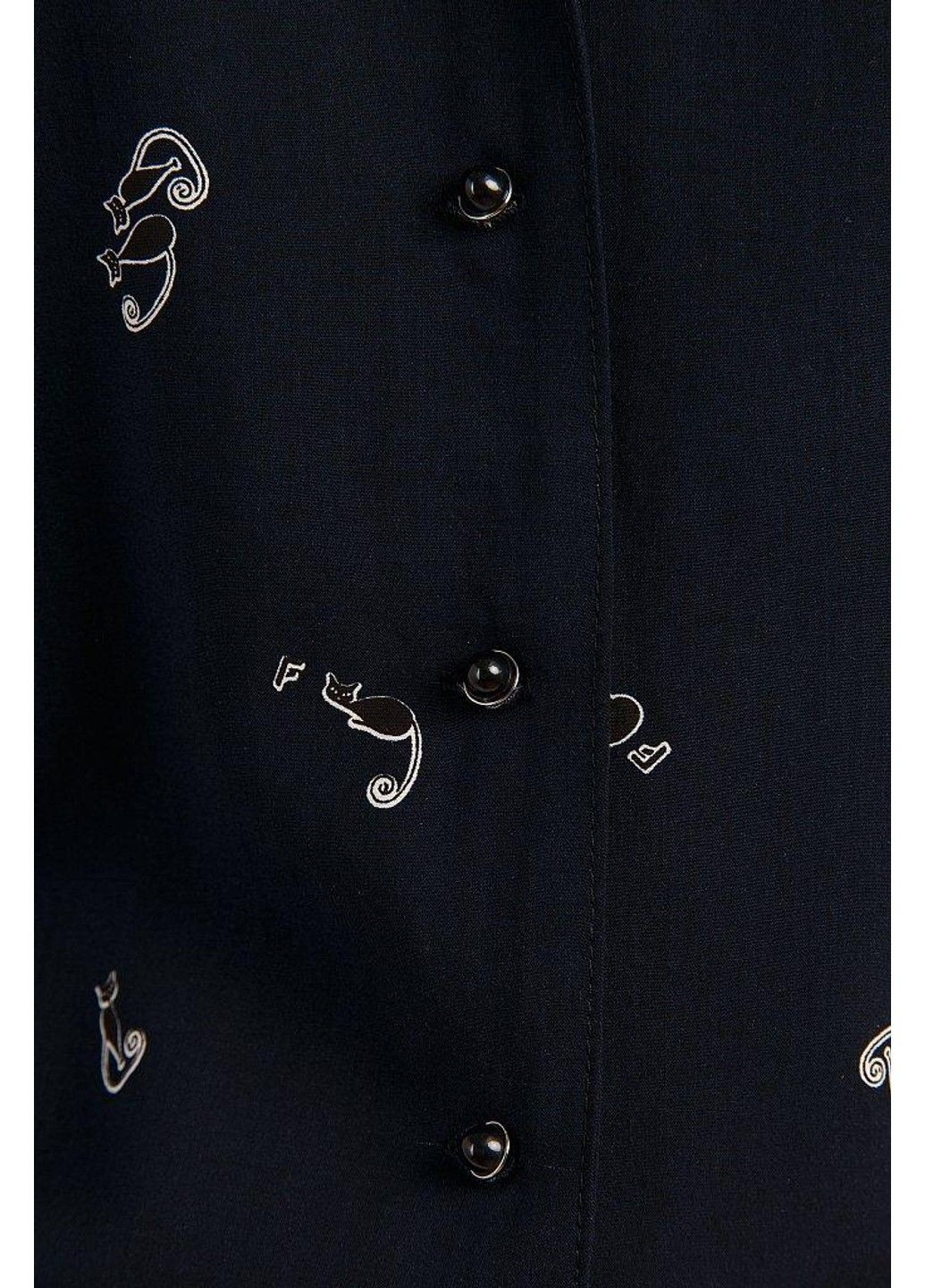 Комбінезон-шорти S19-32092-101 Finn Flare комбінезон-шорти малюнок темно-синій повсякденний