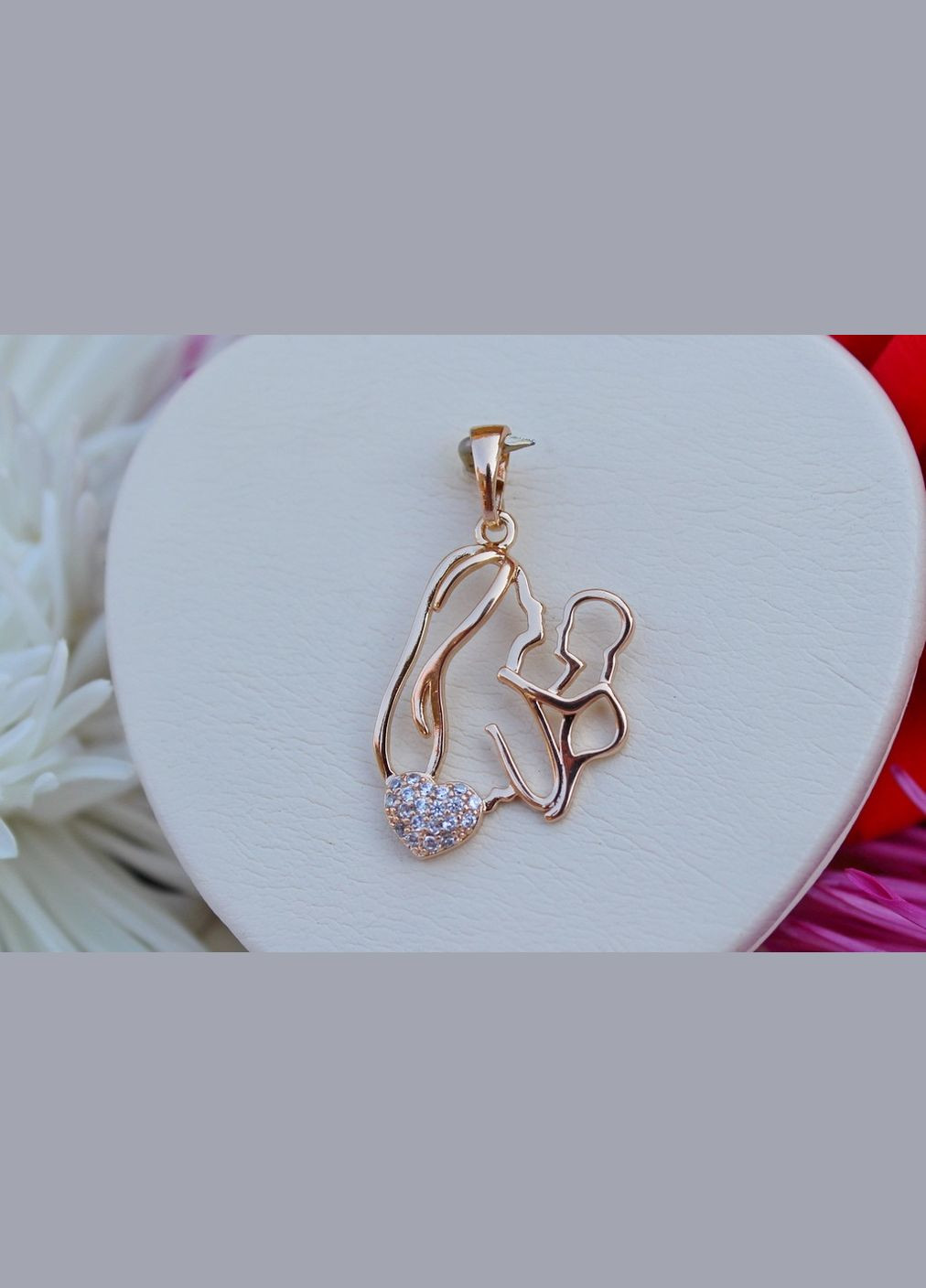 Кулон мать и дитя 2.3 см золотистый Xuping Jewelry (316606908)