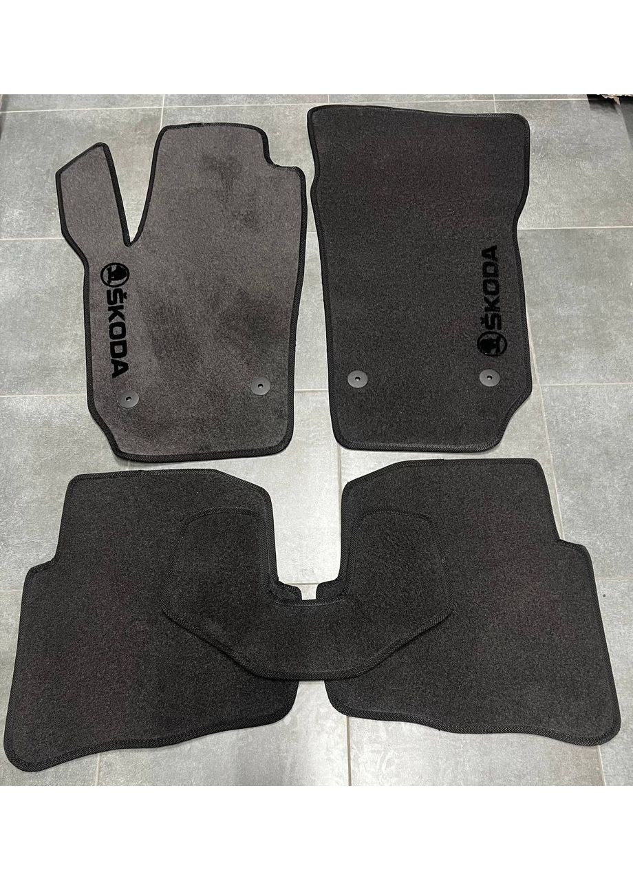 Ворсовые коврики в салон для Skoda (1999-2007)/Шкода Фабия Beltex Fabia (363823422)