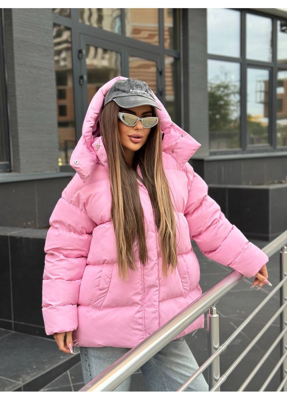 Світло-рожевий зимній Пуховик Vakko