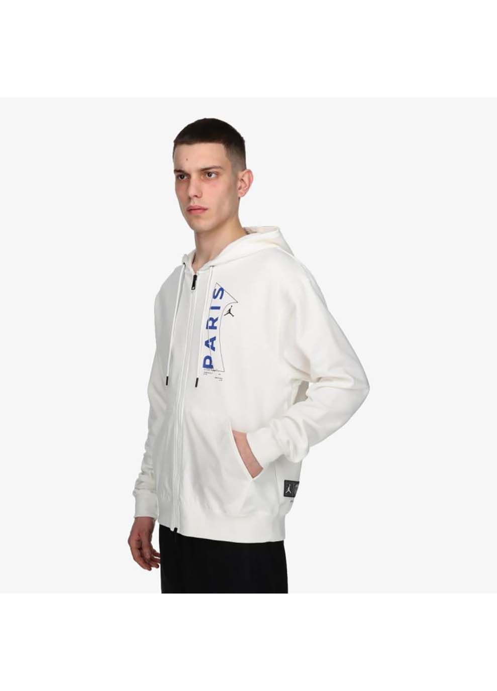 Чоловіча Толстовка M J PSG FLC FZ Білий Jordan (367599268)