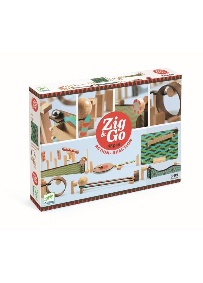 Деревянный конструктор Zig&Go 48 дет. DJ05644 Djeco (362313538)