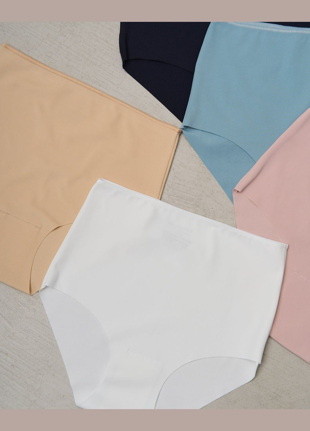 Жіночі трусики з високою посадкою 5 шт. Nicoletta (322126845)