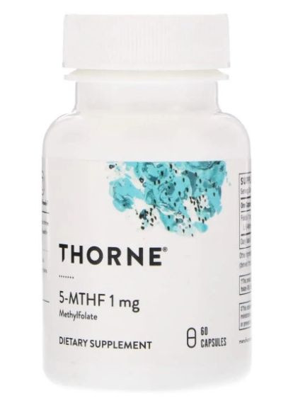 Метилфолат Thorne 5-MTHF 1 мг 60 капс Thorne Research (365751785)