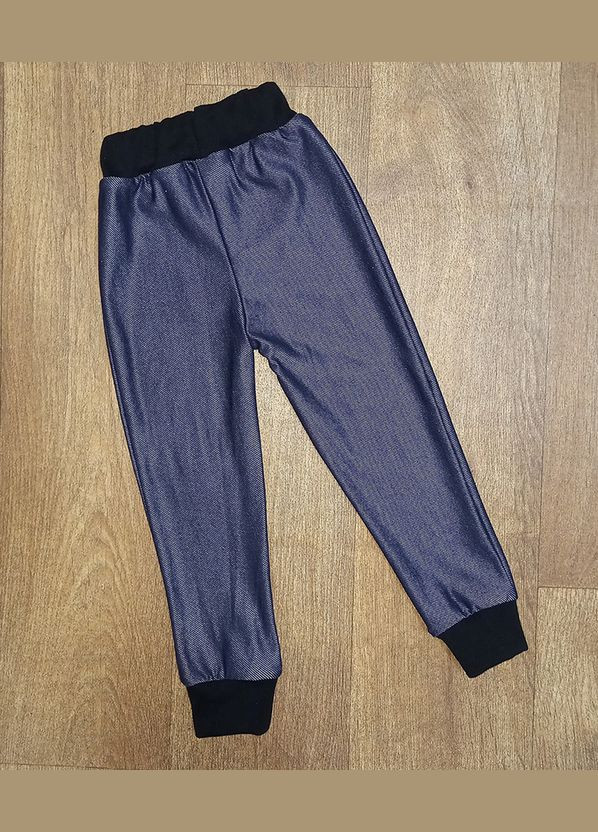 Комбинированные демисезонные брюки No Brand