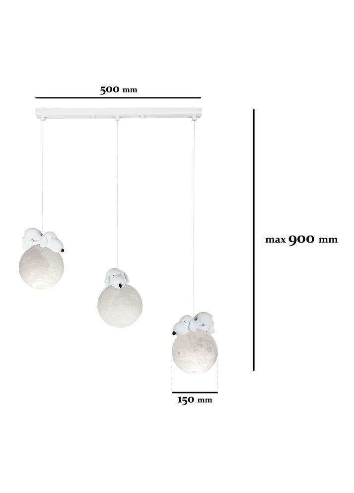 Підвісний світильник 782150-3(500) DG (LVS4853) Levistella (323003463)