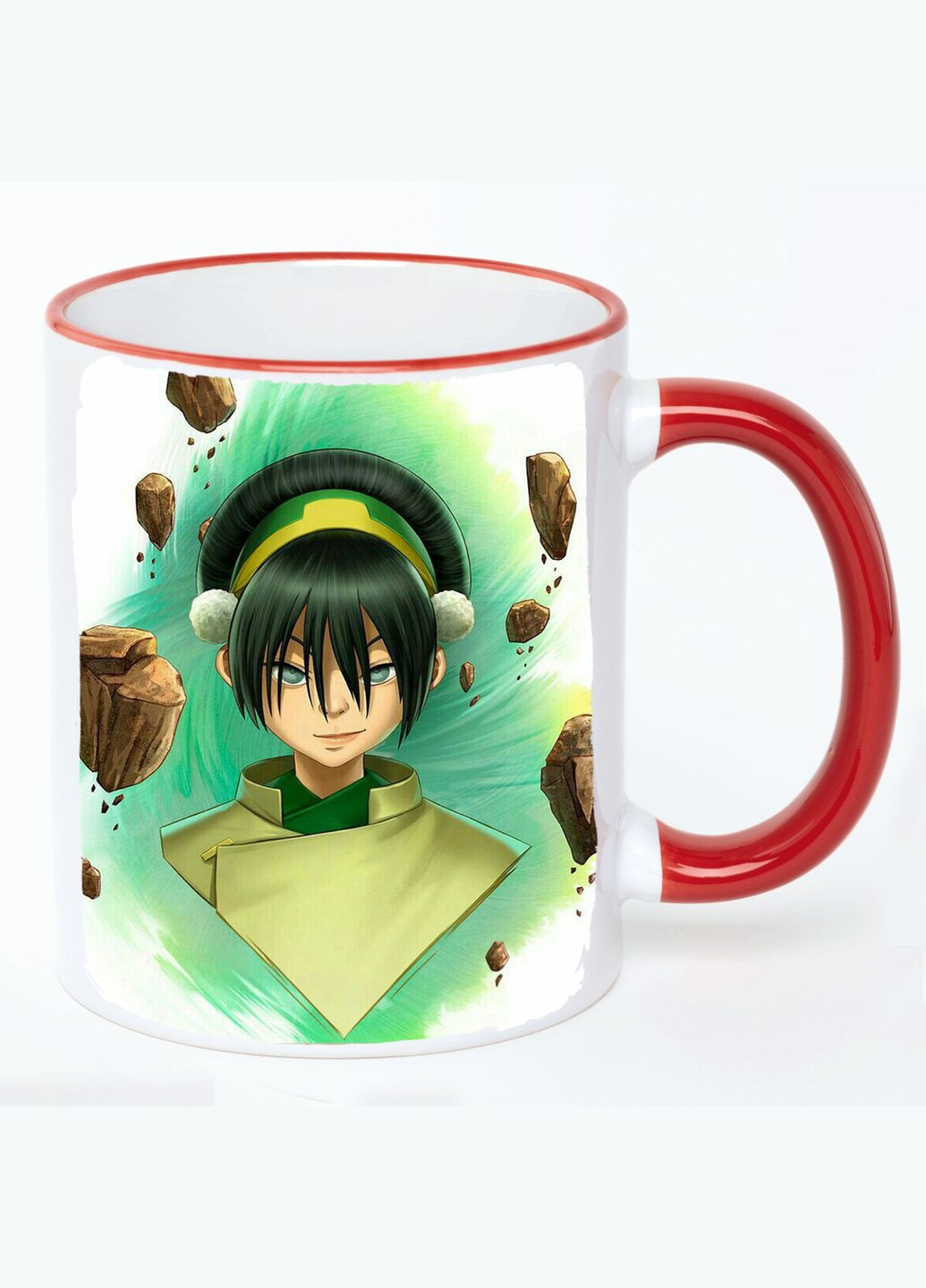 Чашка Аватар Аніме #005 (кухоль, кухоль) Біла з Червоною ручкою 330 мл No Brand (322713406)